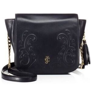 Juicy Couture Black Crossbody Bag with Embossed Design